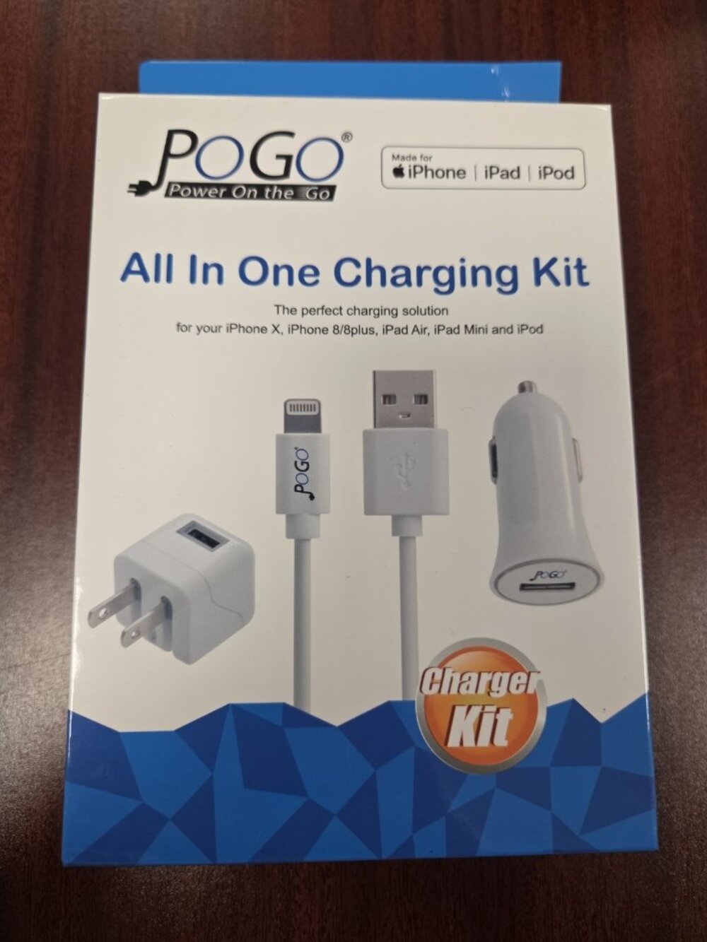 Pogo All-In-One Charging Kit Universal Multi-Device Charging Station & Cables